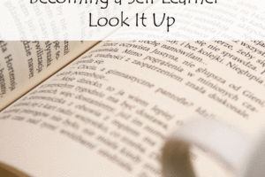 Becoming a Self Learner – Look It Up
