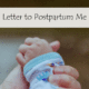 Letter to Postpartum Me