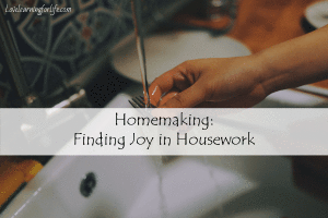 Homemaking: Finding Joy in Housework