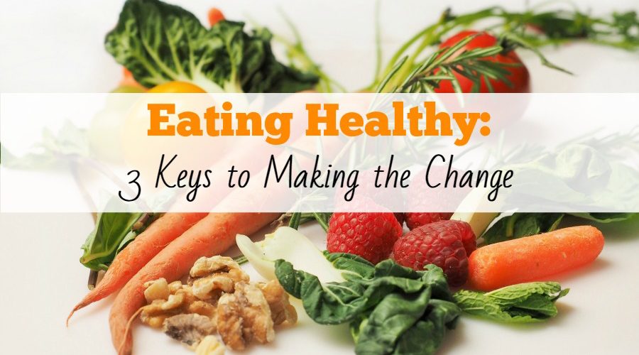 Eating Healthy: 3 Keys to Making the Change