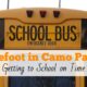 Barefoot in Camo Pants: Getting to School on Time